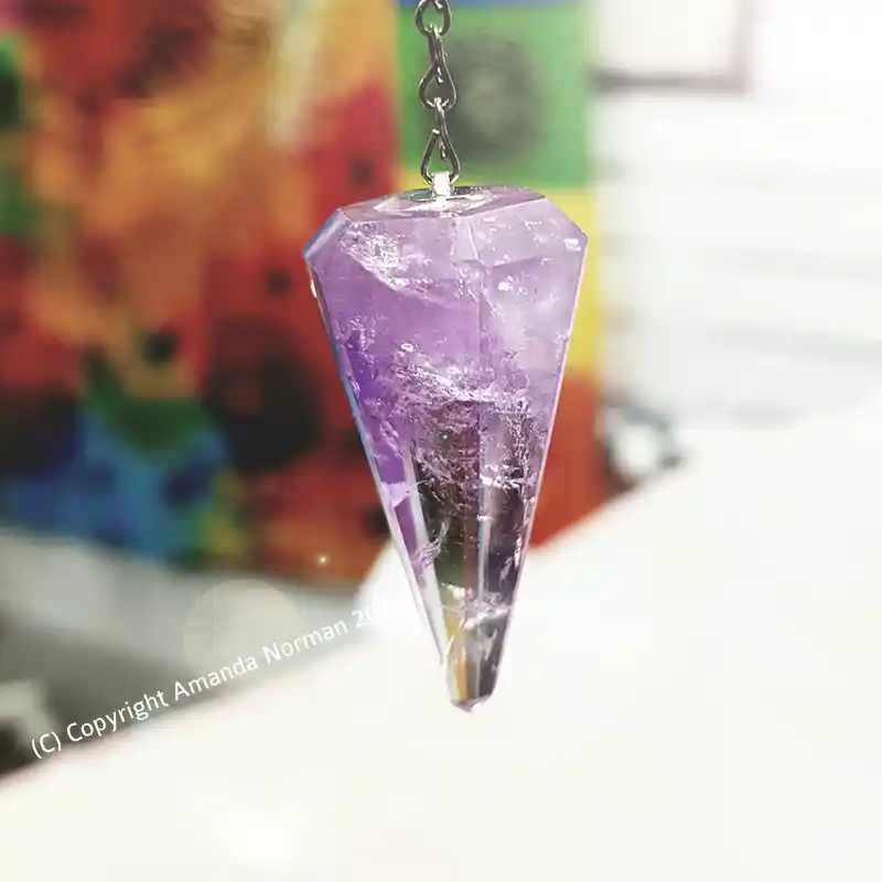 Crystal Pendulum for Chakra Balancing